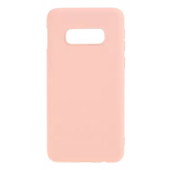 Evelatus Samsung Galaxy S10e Nano Silicone Case Soft Touch TPU Beige