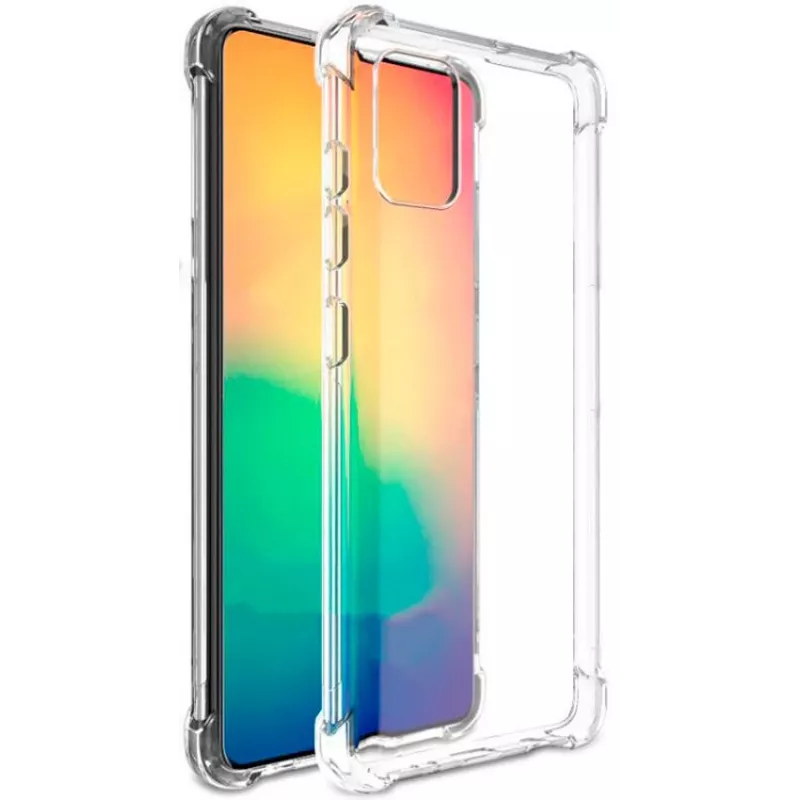 Evelatus Samsung Galaxy S20 Plus Military Shockproof Silicone Case TPU Transparent