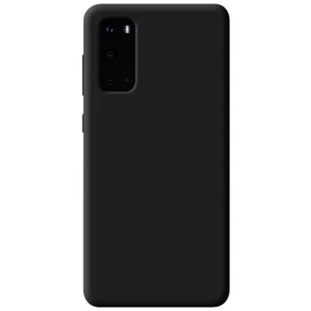 Evelatus Samsung Galaxy S20 Premium minkšto prisilietimo silikoninis dėklas juodas