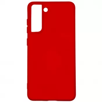 Evelatus Samsung Galaxy S21 FE Nano Silicone Case Soft Touch TPU Red