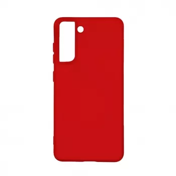 Evelatus Samsung Galaxy S21 Nano Silicone dėklas Soft Touch TPU raudonas
