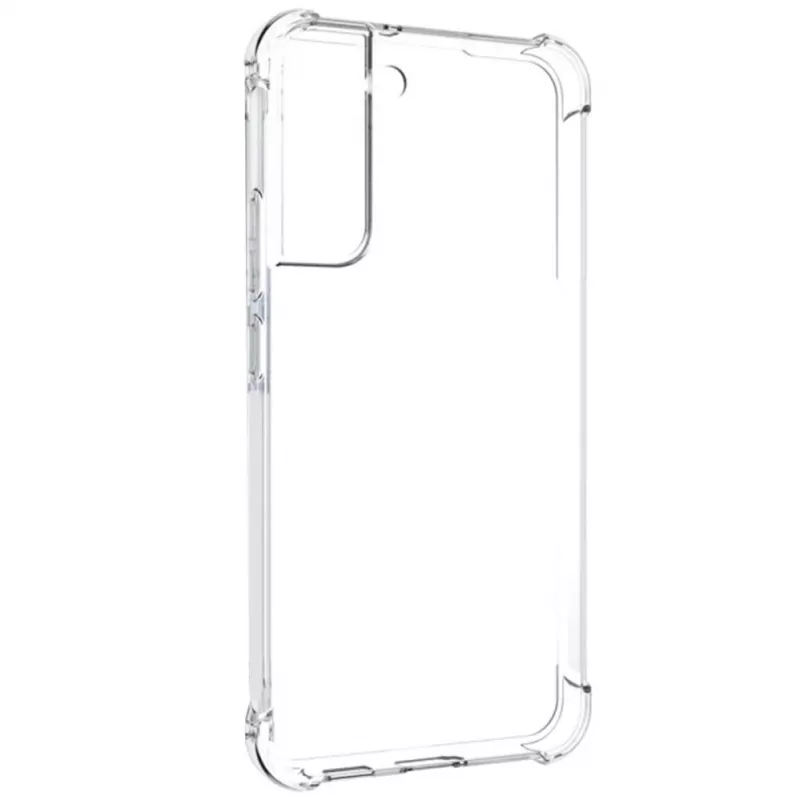 Evelatus Samsung Galaxy S22 Plus karinis smūgiams atsparus silikoninis dėklas TPU permatomas