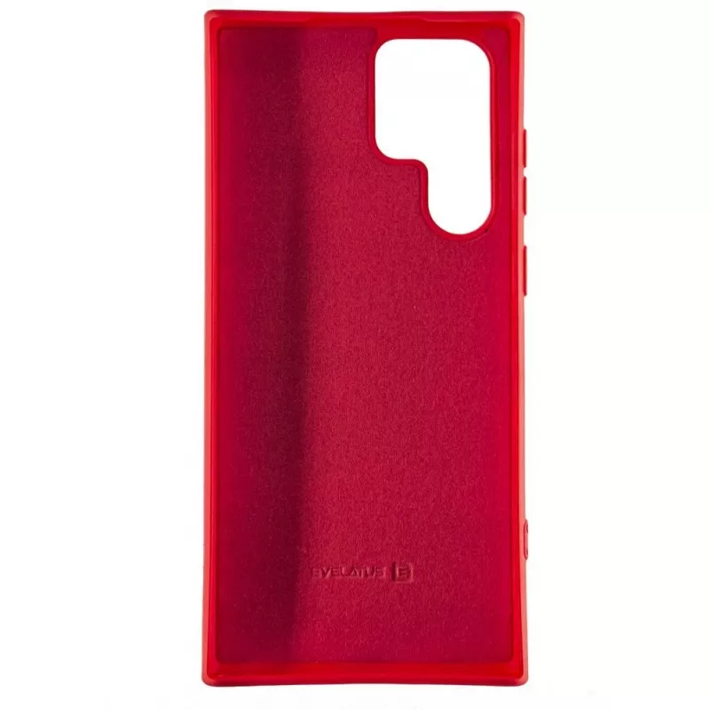 Evelatus Samsung Galaxy S22 Ultra Premium Soft Touch Silicone Case kiniškai raudona