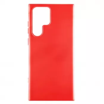 Evelatus Samsung Galaxy S22 Ultra Premium Soft Touch Silicone Case kiniškai raudona