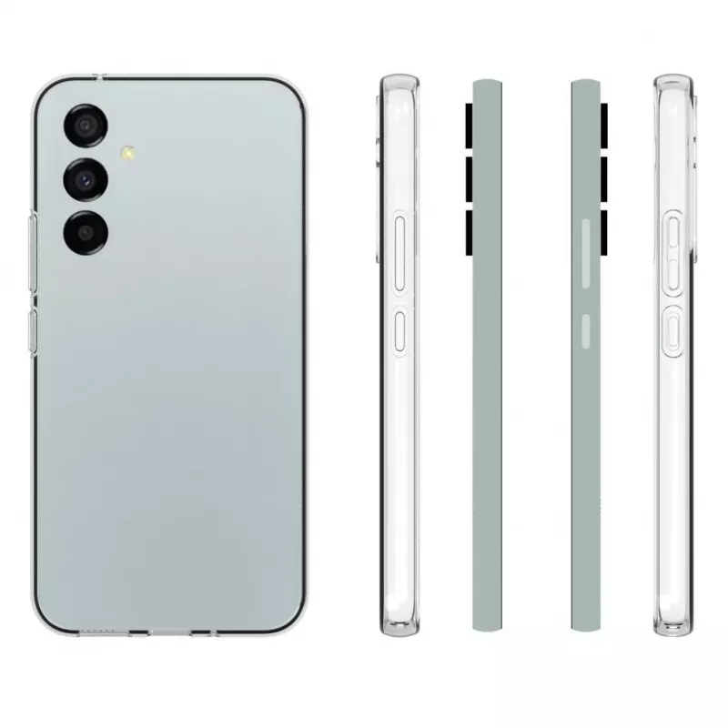 Evelatus Samsung Galaxy S23 skaidrus silikoninis dėklas 1,5 mm TPU permatomas