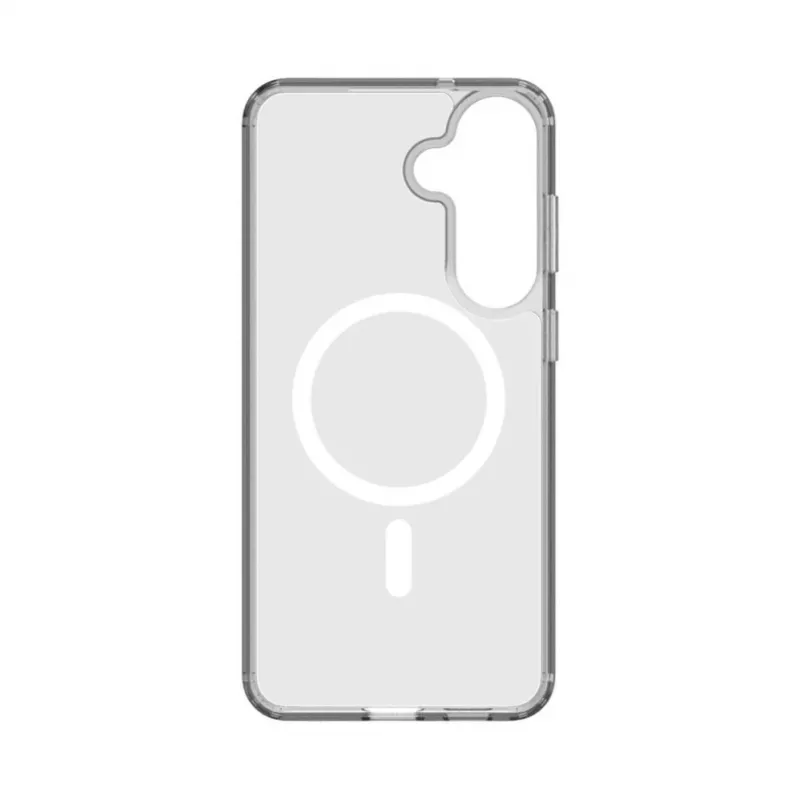Evelatus Samsung Galaxy S26 FE skaidrus dėklas su magnetiniu žiedu, permatomas