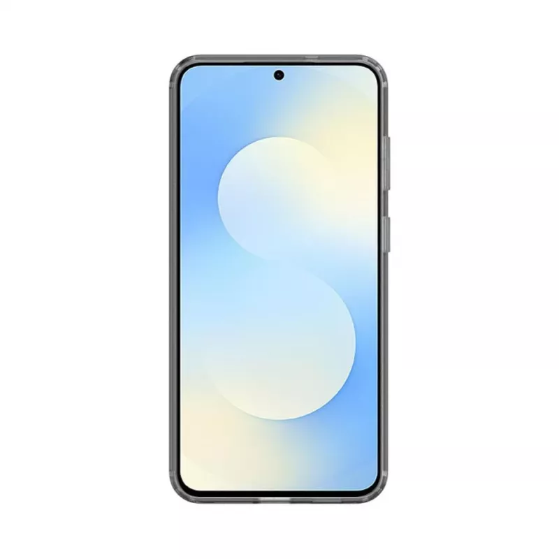 Evelatus Samsung Galaxy S26 FE skaidrus dėklas su magnetiniu žiedu, permatomas
