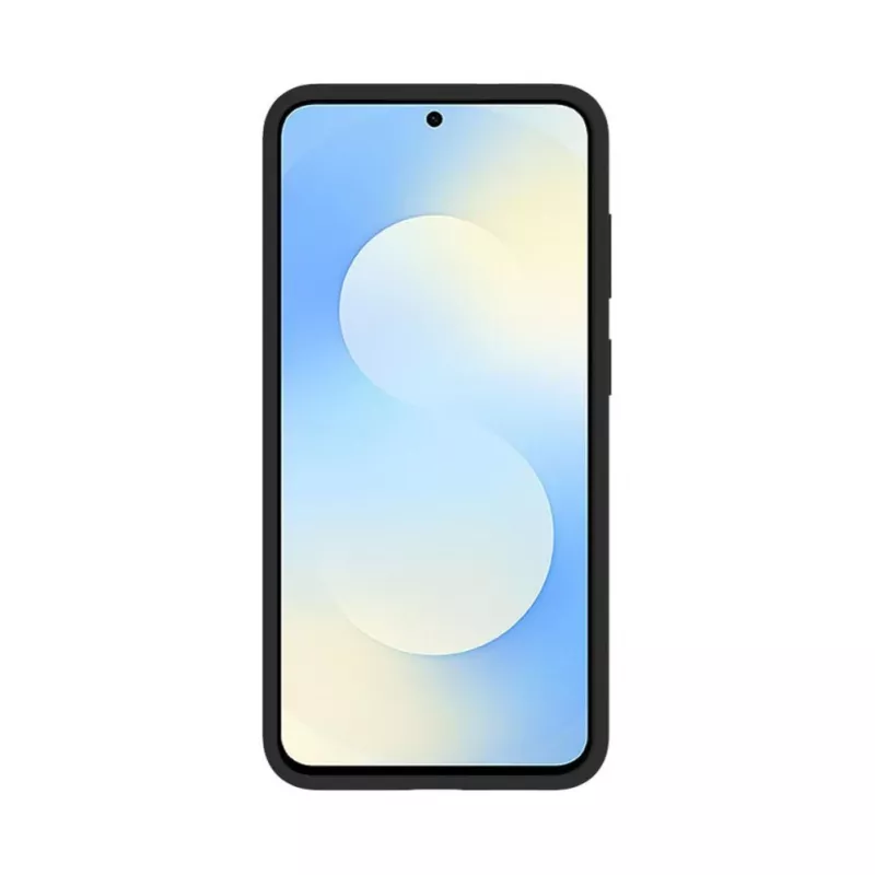 Evelatus Samsung Galaxy S26 FE Premium magnetinis minkšto prisilietimo silikoninis dėklas juodas