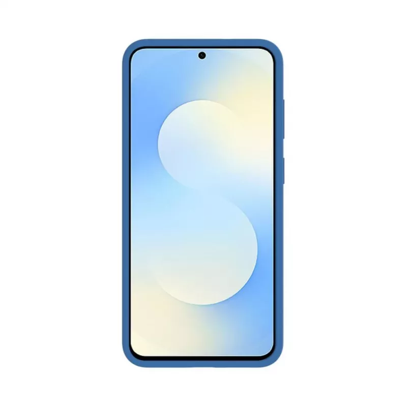 Evelatus Samsung Galaxy S26 FE Premium magnetinis minkšto prisilietimo silikoninis dėklas tamsiai mėlynas