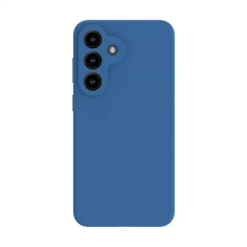Evelatus Samsung Galaxy S26 FE Premium magnetinis minkšto prisilietimo silikoninis dėklas tamsiai mėlynas