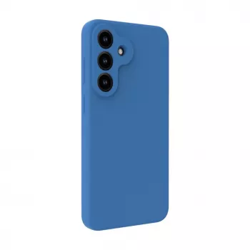 Evelatus Samsung Galaxy S26 FE Premium magnetinis minkšto prisilietimo silikoninis dėklas tamsiai mėlynas