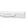 Evelatus Samsung Galaxy S26 hibridinis dėklas su MagSafe PC+TPU 360 metaliniu stoveliu, permatomas