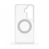Evelatus Samsung Galaxy S26 hibridinis dėklas su MagSafe PC+TPU 360 metaliniu stoveliu, permatomas