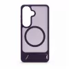 Evelatus Samsung Galaxy S26 guminis dėklas su MagSafe ir kojelė, violetinė
