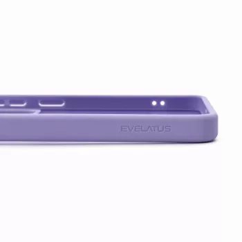 Evelatus Samsung Galaxy S26 apsauginis dėklas su MagSafe ir stoveliu, matinis, levandų violetinė