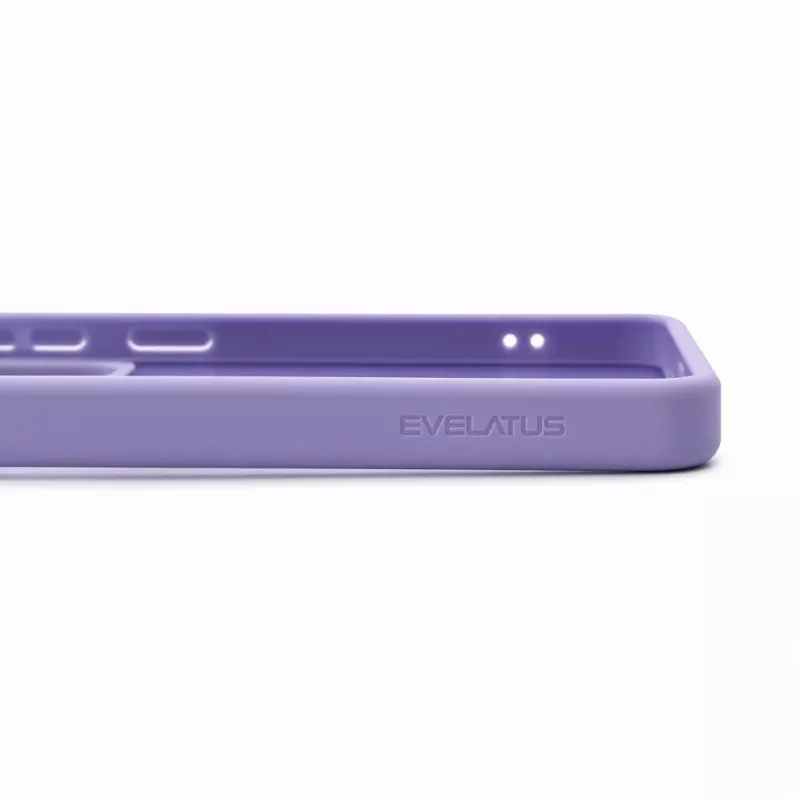 Evelatus Samsung Galaxy S26 apsauginis dėklas su MagSafe ir stoveliu, matinis, levandų violetinė