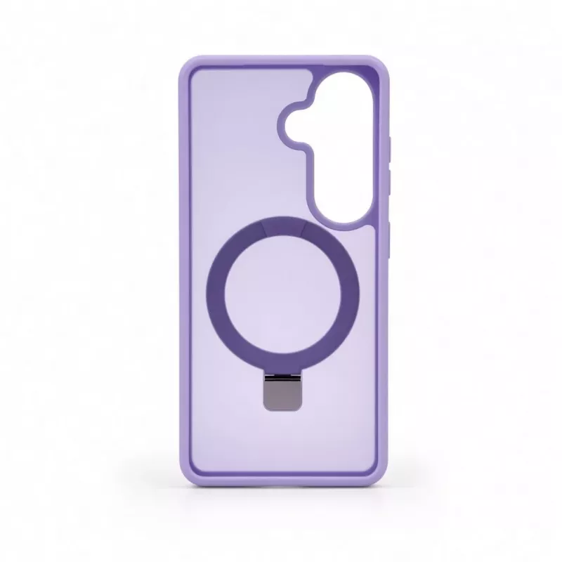 Evelatus Samsung Galaxy S26 apsauginis dėklas su MagSafe ir stoveliu, matinis, levandų violetinė