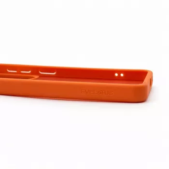Evelatus Samsung Galaxy S26 apsauginis dėklas su MagSafe ir stoveliu, matinis oranžinis