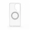 Evelatus Samsung Galaxy S26 Ultra hibridinis dėklas su MagSafe PC+TPU 360 metaliniu stoveliu, permatomas
