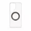 Evelatus Samsung Galaxy S26 Ultra hibridinis dėklas su MagSafe PC+TPU 360 metaliniu stoveliu, permatomas