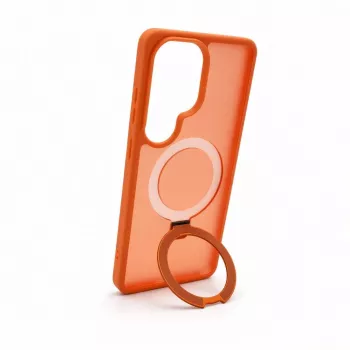 Evelatus Samsung Galaxy S26 Ultra apsauginis dėklas su MagSafe ir stoveliu, matinis oranžinis