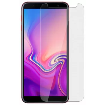 Evelatus Samsung J4 Plus 0.33mm Flat Clear Tempered Glass Screen Protector with Japan Glue and Anti-Static Coating