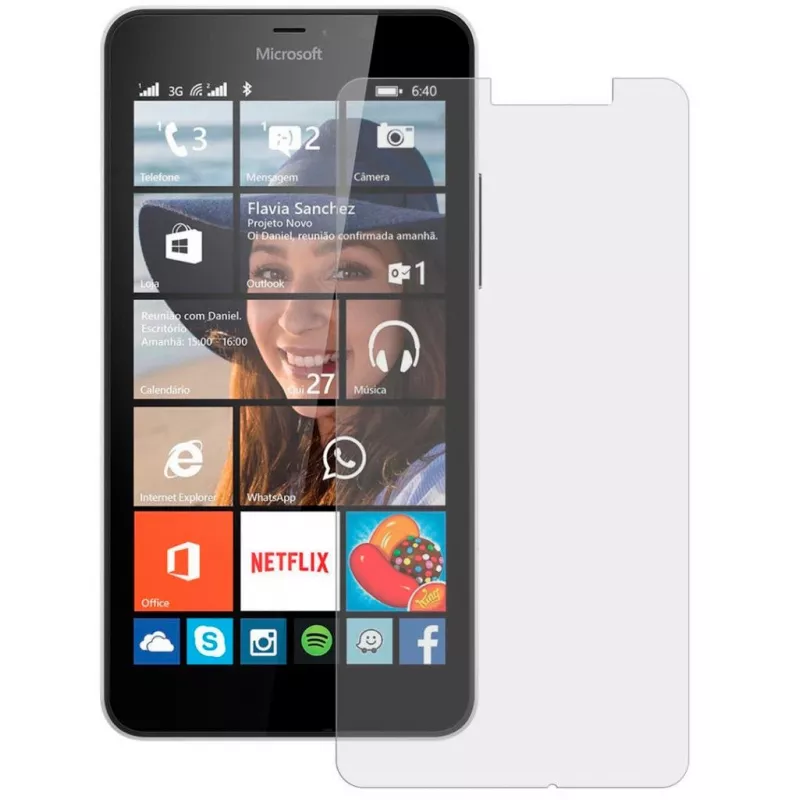 Evelatus Screen Protector Tempered Glass, skirtas Microsoft Lumia 640 XL