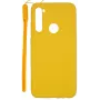 Evelatus Soft Touch Silicone Case with Strap for Xiaomi Redmi Note 8 / Redmi Note 8 2021 - Geltona