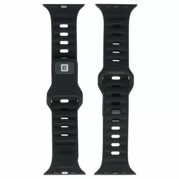 Evelatus Sportinis silikoninis „Loop“ apyrankė Apple Watch 42/44/45/49mm juoda