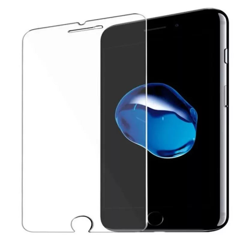 Evelatus grūdinto stiklo ekrano apsauga, skirta Apple iPhone 6 Plus, 7 Plus, 8 Plus - 2.5D pilnas uždengimas, 9H kietumas, Japonijos klijai, antistatinė