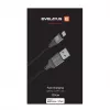 Evelatus USB-A į Lightning laidas 1,2 m (MFi11CL) aliuminio korpusas pintas juodas