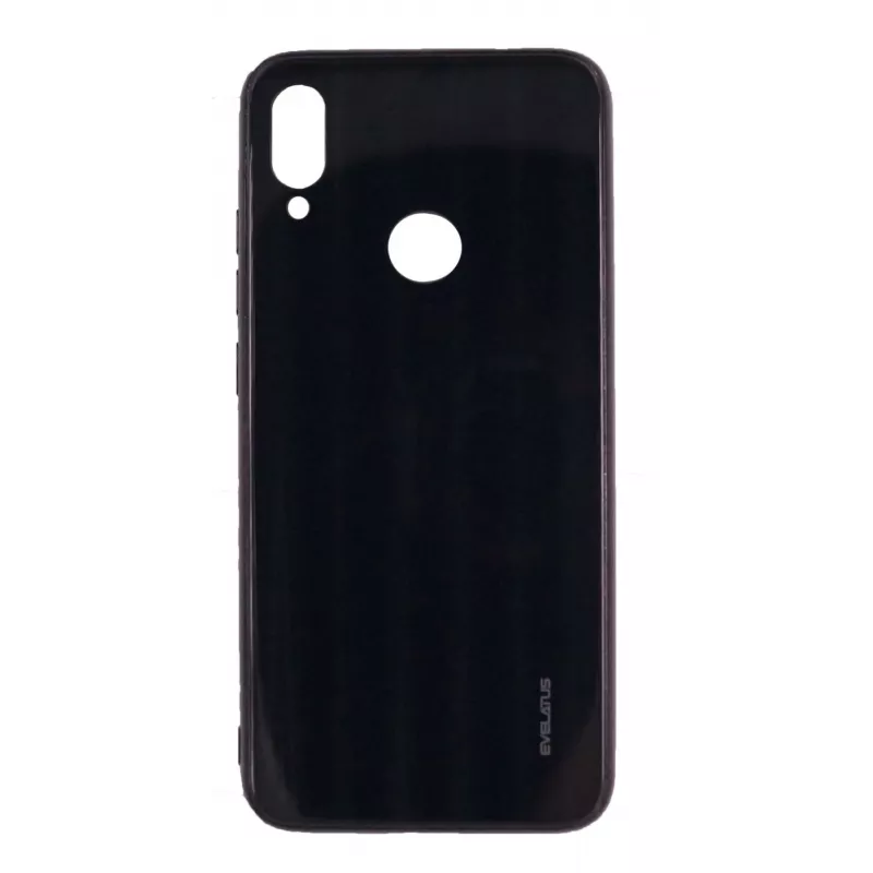 Evelatus Xiaomi Note 7 Water Ripple Full Color Electroplating Tempered Glass Screen Protector Black