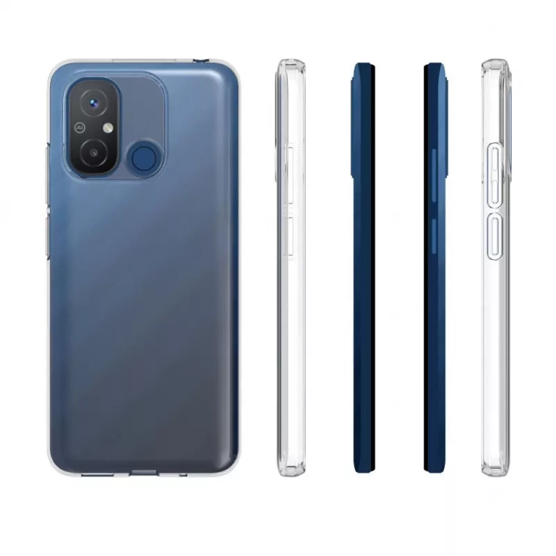 Evelatus Xiaomi Redmi 12C skaidrus silikoninis dėklas 1,5 mm TPU permatomas
