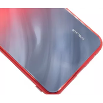 Evelatus Xiaomi Redmi 8 Water Ripple Gradient Color Anti-Explosion Tempered Glass Case Gradient Red-Black