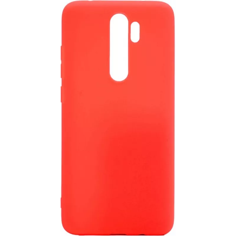 Evelatus Xiaomi Redmi 9 Soft Touch Silicone Case Red