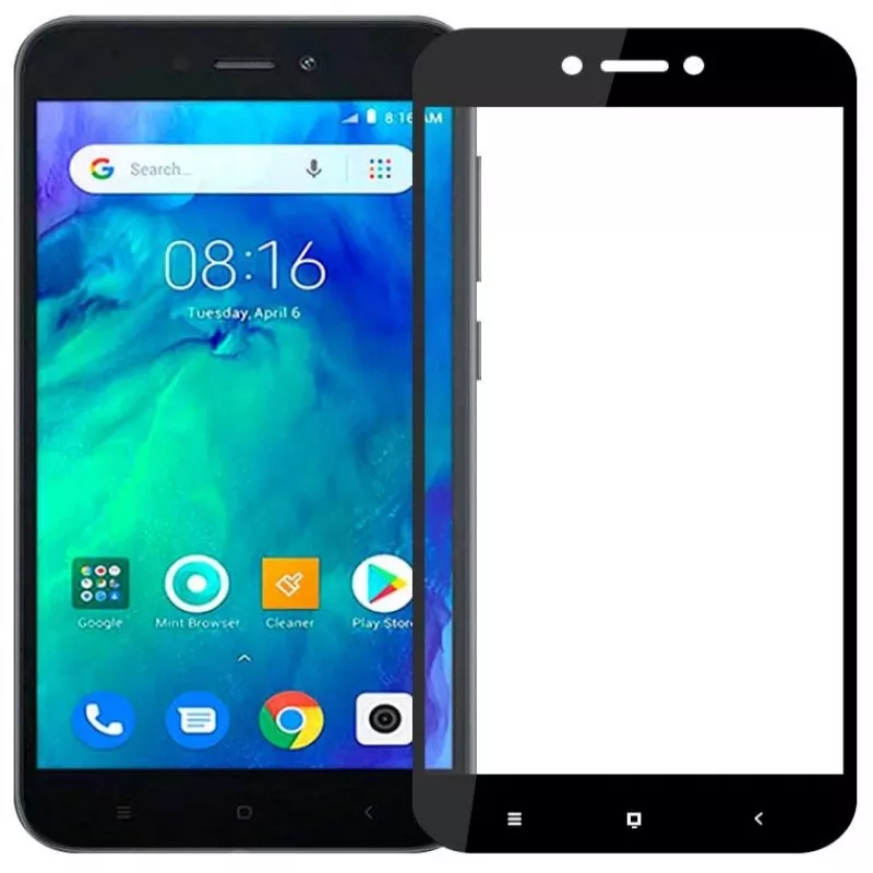 Evelatus Xiaomi Redmi Go 2,5D pilno dangtelio Japan klijai stiklo antistatinis ekrano apsauginis stikliukas