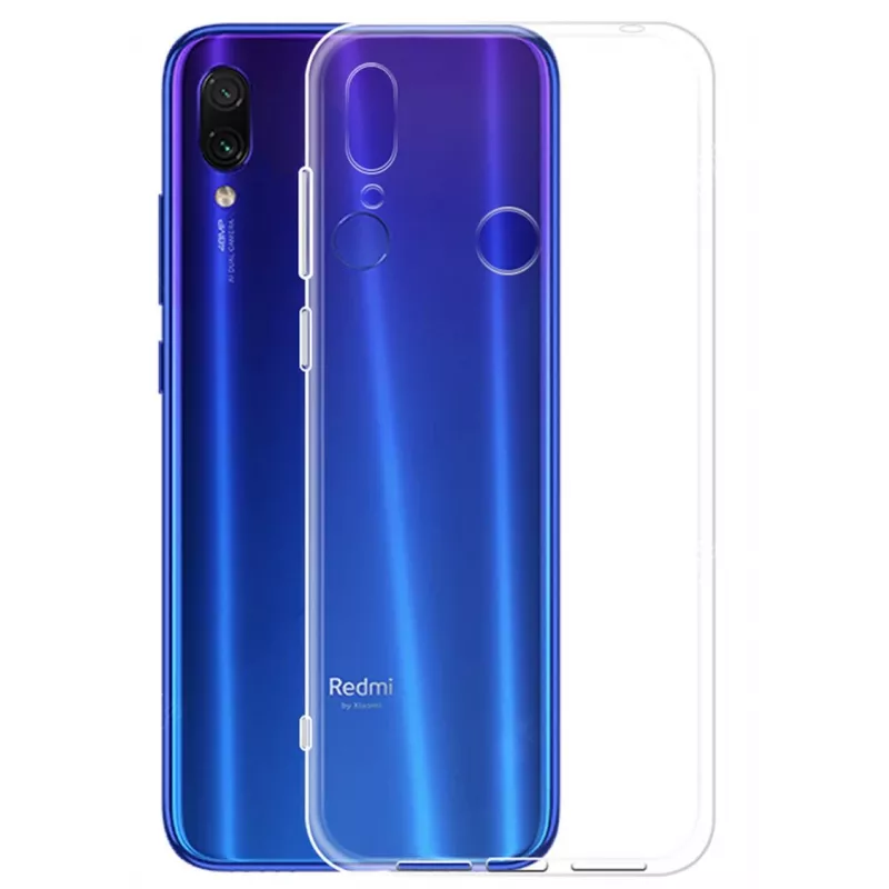 Evelatus Xiaomi Redmi Note 7 skaidrus silikoninis dėklas 1.5mm TPU permatomas