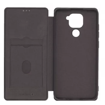 Evelatus Xiaomi Redmi Note 9 knygos tipo dėklas juodos spalvos