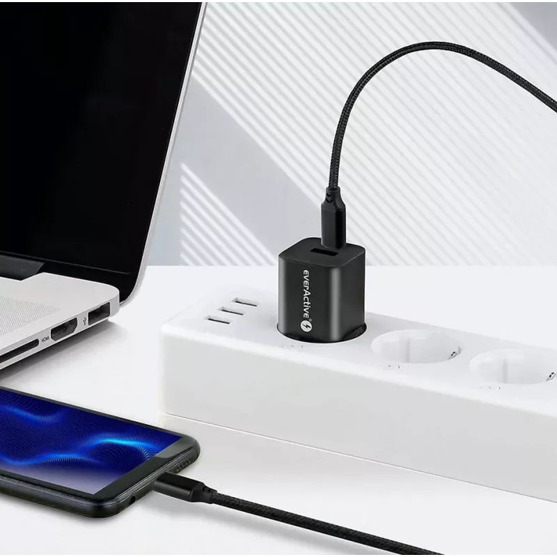 everActive CBB-1PD5 USB-C į USB-C laidas 100W PD 5A 1m