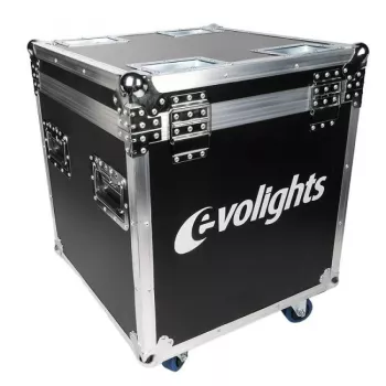 EVOLIGHTS LUMENO CASE 2IN1 Transporto dėklas 2x LUMENO LED PAR prožektoriams, skrydžio dėklas su ratukais