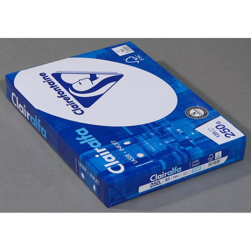 Exacompta Clairalfa A3 kopijavimo popierius 250 g/m² 125 lapų baltas