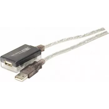 Exertis Connect 149213 USB 2.0 Type-A į Type-B laidas, 1,8m, pilkas/permatomas