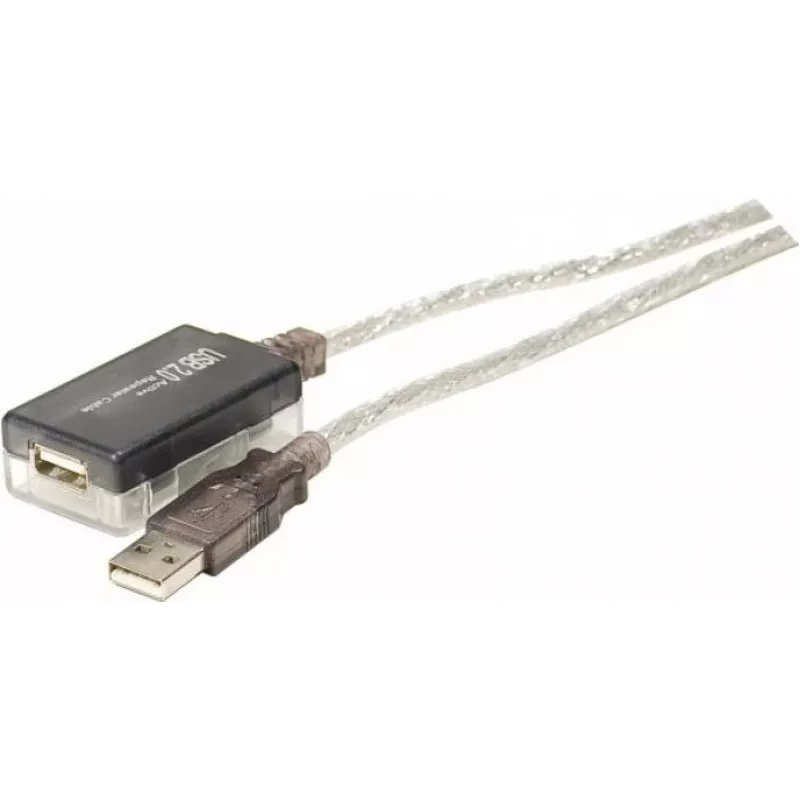 Exertis Connect 149213 USB 2.0 Type-A į Type-B laidas, 1,8m, pilkas/permatomas