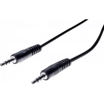 EXERTIS CONNECT 20m 3,5 mm stereo jack audio kabelis, vyriškas-vyriškas, juodas 108572