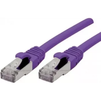 Exertis Connect 858516 Cat6a S/FTP tinklo kabelis, 1m, violetinės spalvos, RJ45, 10Gbps, 500MHz