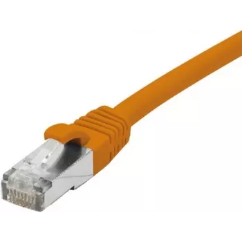 EXERTIS CONNECT CAT 6 F/UTP PoE belogeninis tinklo kabelis, oranžinis, 2,0 m, su apsauga nuo užkabinimo 854423