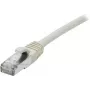 EXERTIS CONNECT Cat 6A S/FTP tinklo kabelis, 0,5 m, pilkas, plonas įtempimo mažinimas 858403