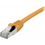 EXERTIS CONNECT Cat 6A S/FTP tinklo kabelis, 3 m, oranžinis, plonas apsauga nuo perlenkimo 858535