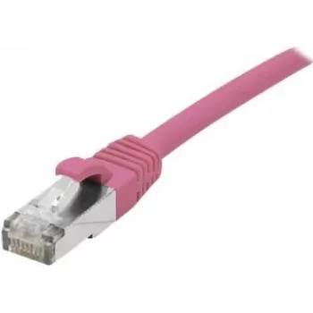 EXERTIS CONNECT Cat.6A S/FTP tinklo kabelis, rožinis, 7,5 m, LSZH, 10 Gbps, RJ45 854381