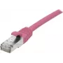 EXERTIS CONNECT Cat.6A S/FTP tinklo kabelis, rožinis, 7,5 m, LSZH, 10 Gbps, RJ45 854381